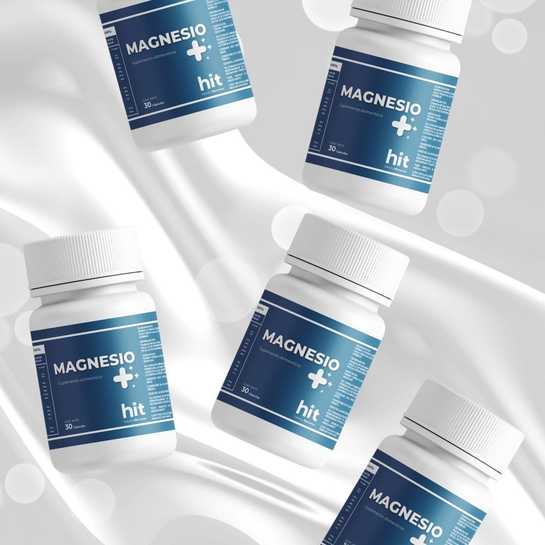 Magnesio 30 Capsulas hit 5 pzas
