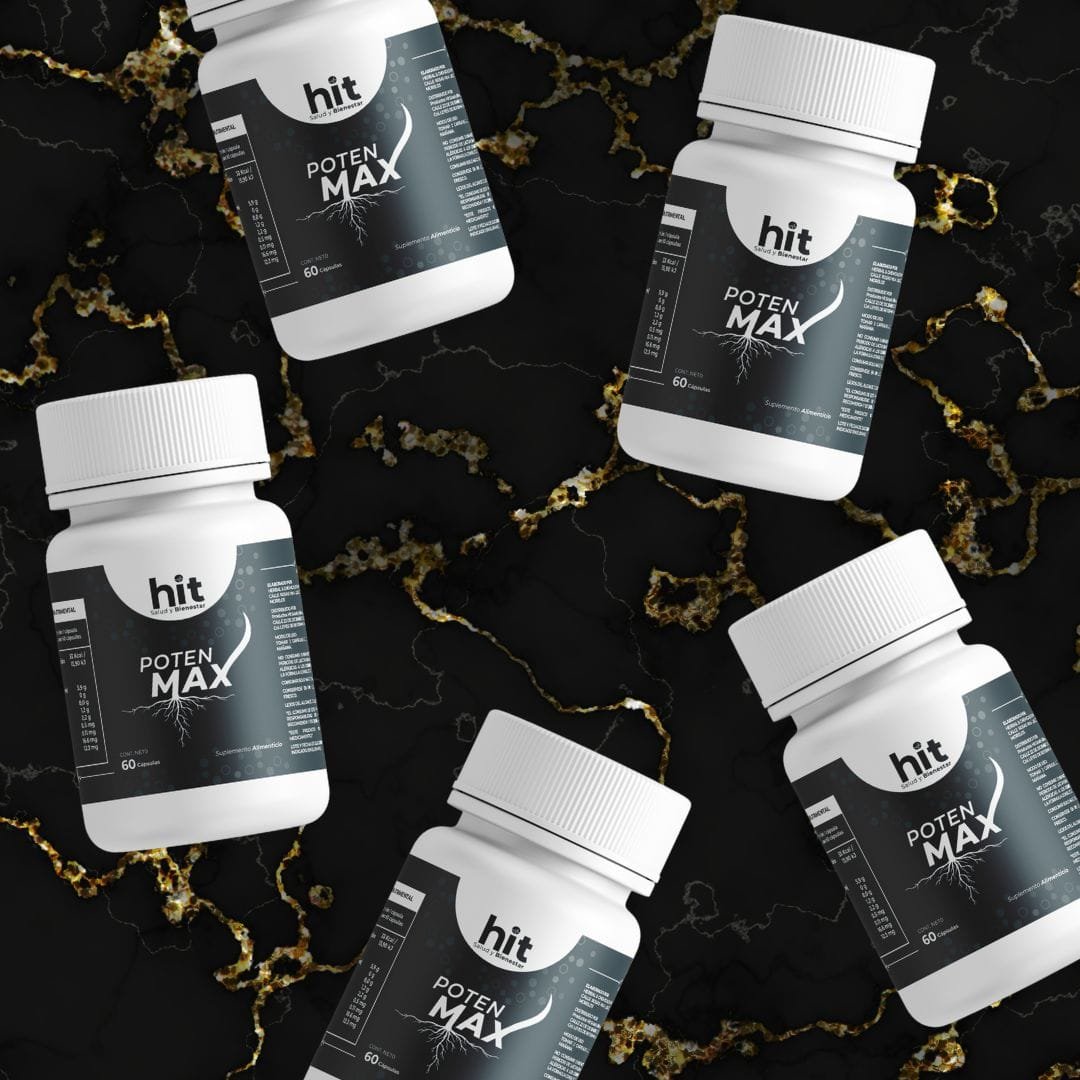 Poten max-maca 60 Capsulas hit 5 piezas