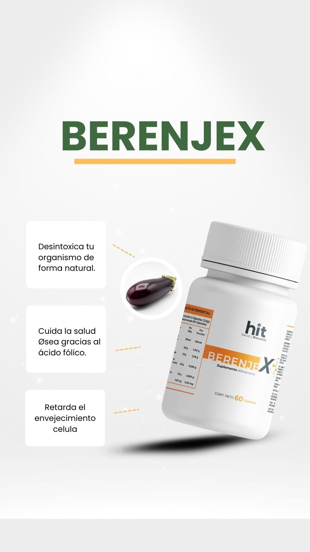 Berenjex 60 Capsulas hit 5 pzas - Image 10