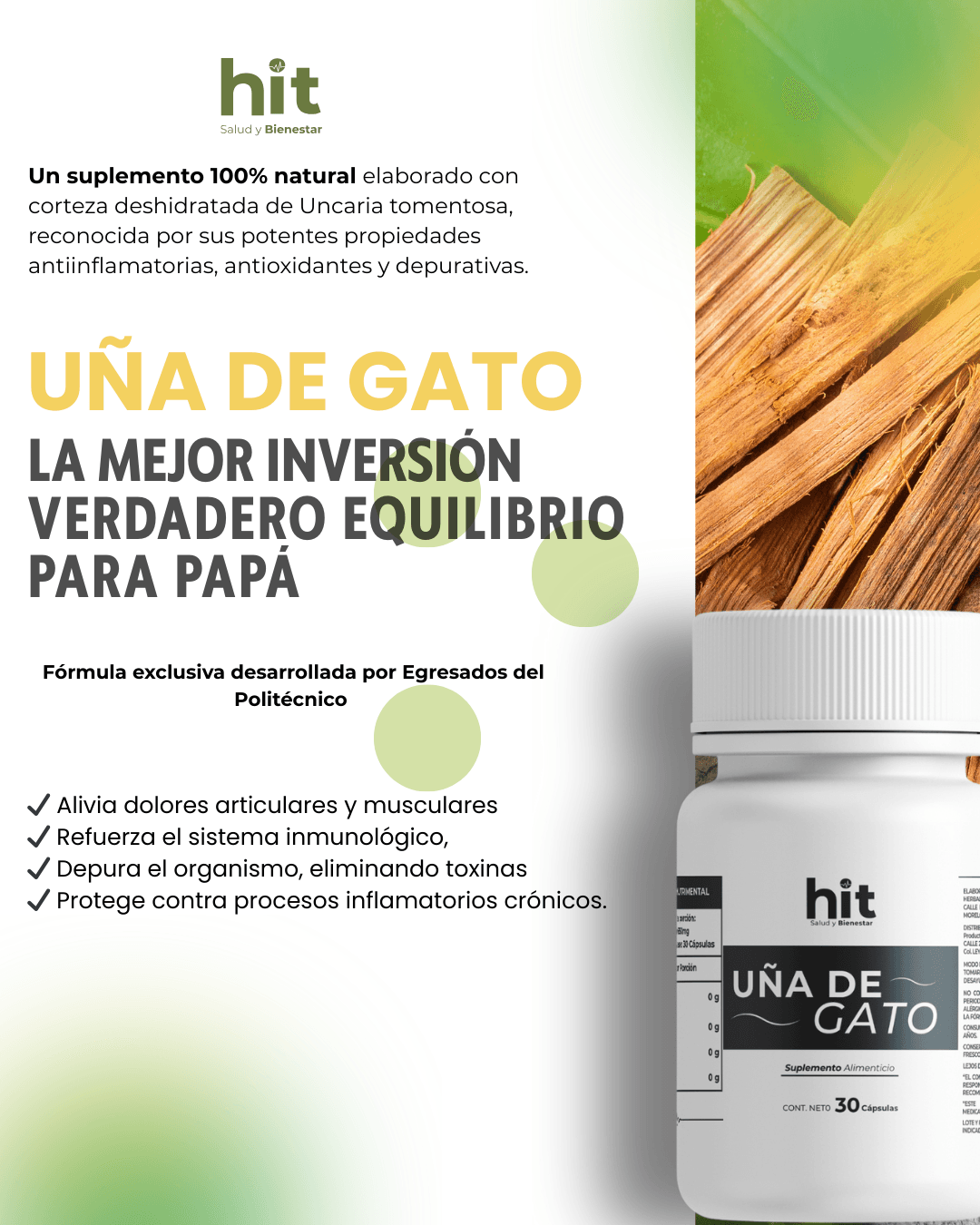 Uña de gato 30 Capsulas hit - Image 8