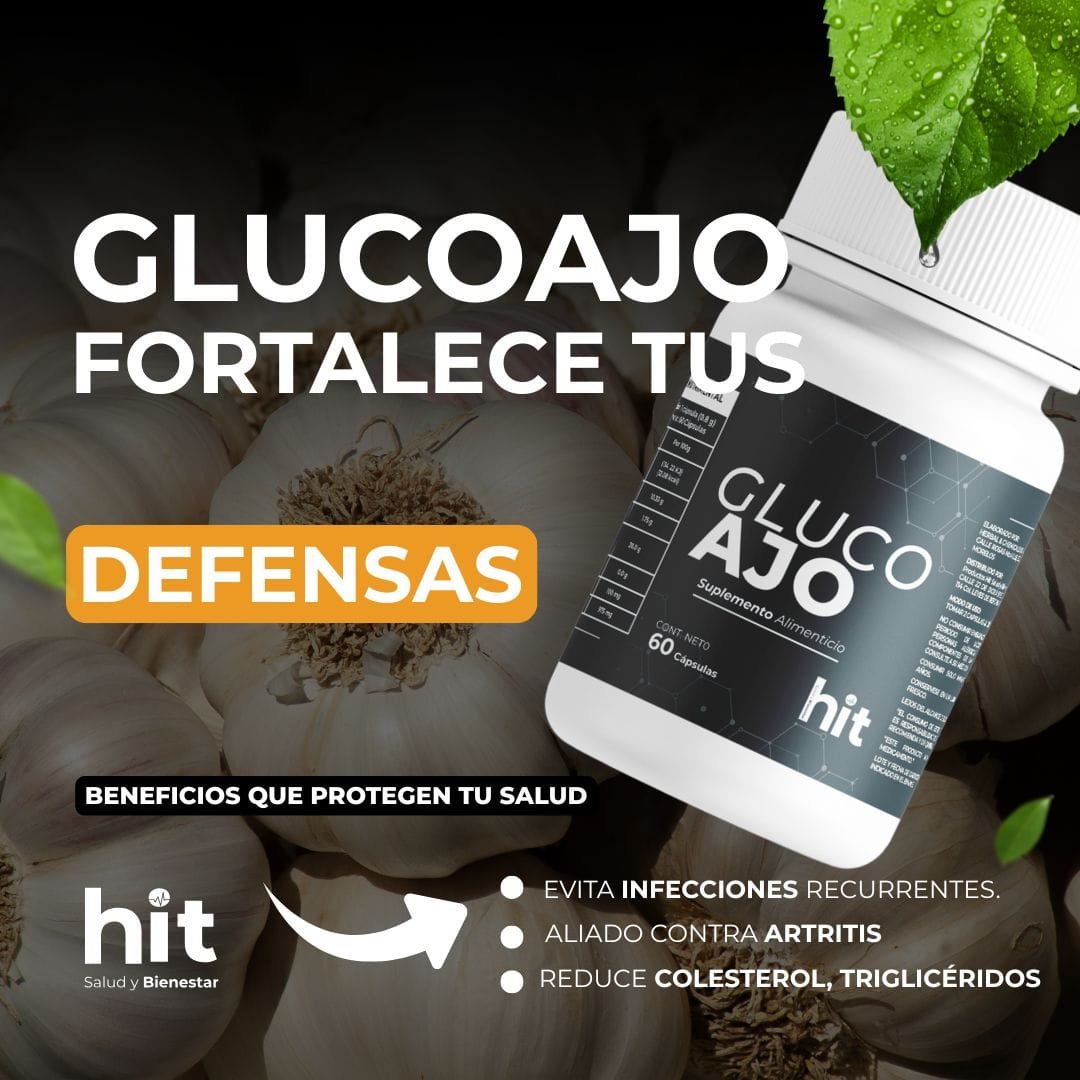 Gluco ajo 60 Capsulas hit. colageno hidrolizado 5 pzas - Image 9