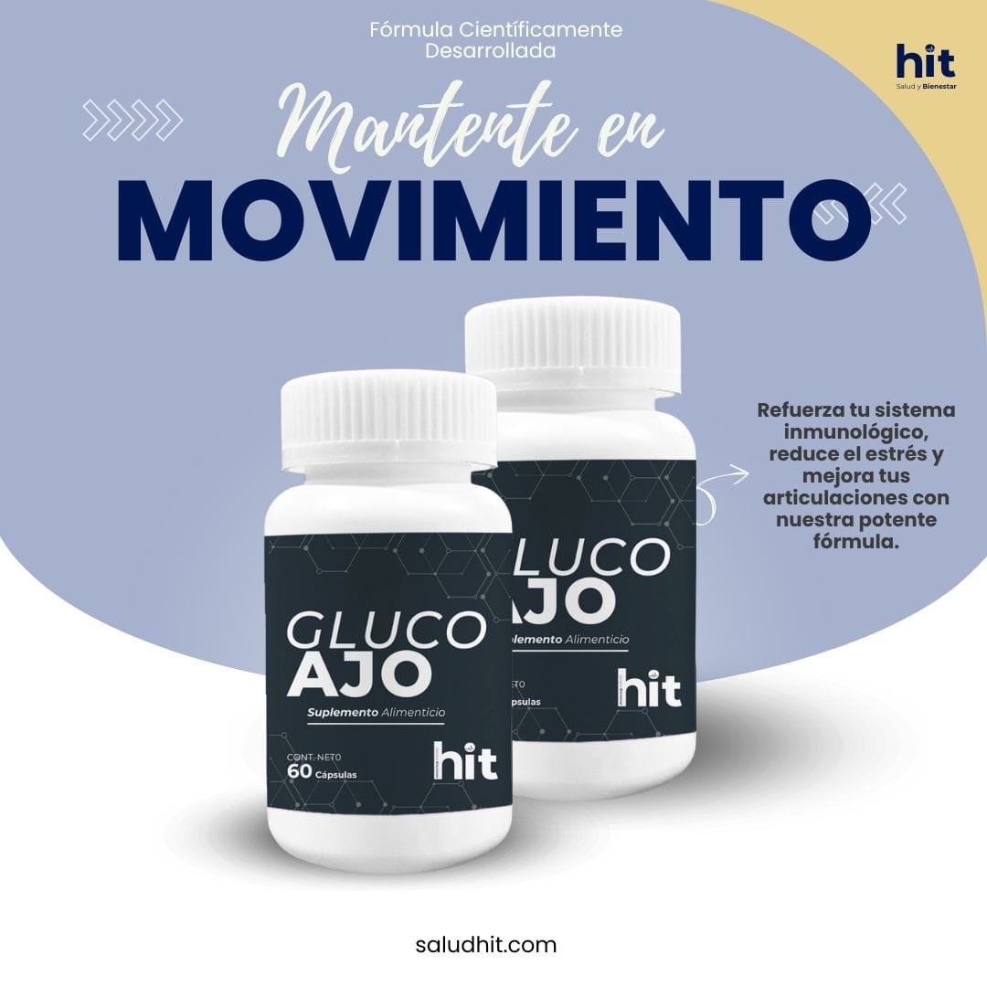 Gluco ajo 60 Capsulas hit. colageno hidrolizado 5 pzas - Image 7