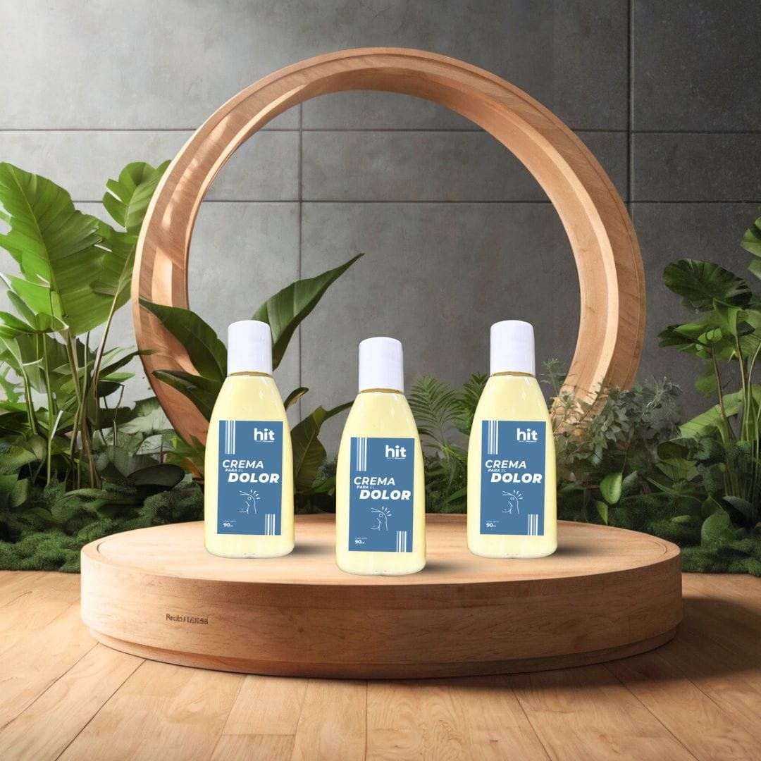 Crema Corporal HIT | Uso Tópico | 90 g por Unidad | Paquete con 3 Piezas | Textura Ligera | Aplicación Externa
