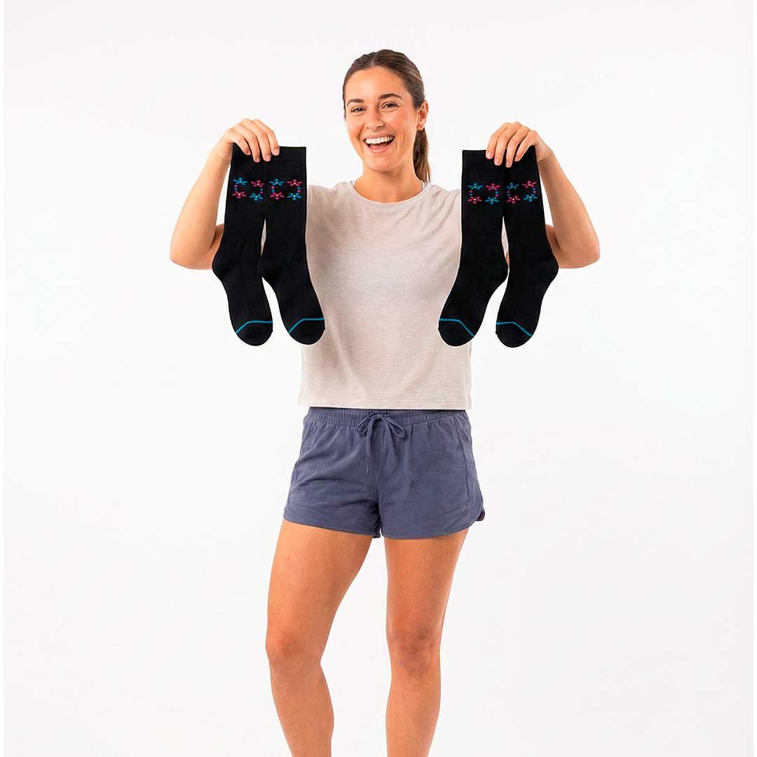 Tobillera POSTURE PLUS® HIT 27 g con Cristales de Turmalina | Soporte de Tobillo Elástico y Transpirable | Ajuste Cómodo para Uso Diario | Unisex - 3 pzs - Image 2