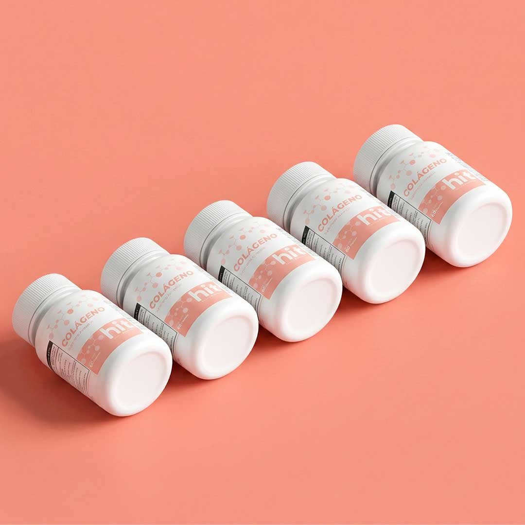 HIT Colágeno – Suplemento Alimenticio con Colágeno para Piel, Articulaciones y Bienestar | 60 Cápsulas por Caja | Pack de 5 Piezas - Image 2
