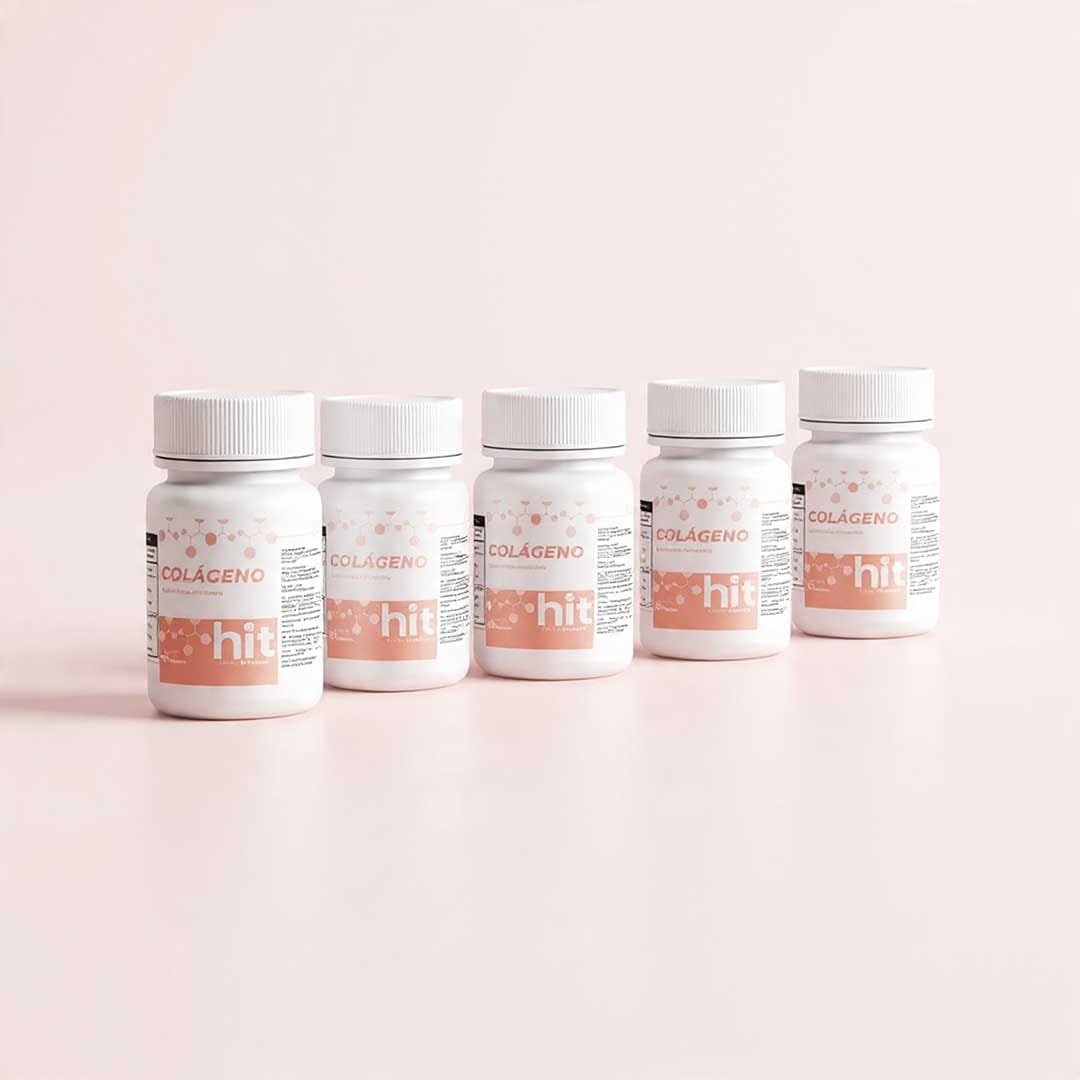 HIT Colágeno – Suplemento Alimenticio con Colágeno para Piel, Articulaciones y Bienestar | 60 Cápsulas por Caja | Pack de 5 Piezas - Image 3