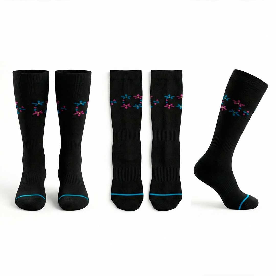 Tobillera POSTURE PLUS® HIT 27 g con Cristales de Turmalina | Soporte de Tobillo Elástico y Transpirable | Ajuste Cómodo para Uso Diario | Unisex - 3 pzs