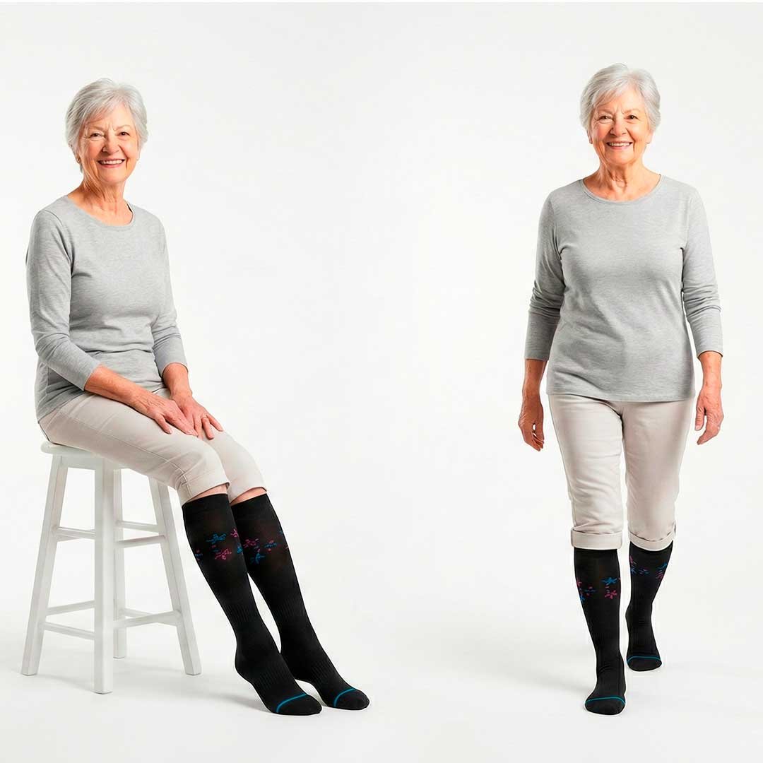 Tobillera POSTURE PLUS® HIT 27 g con Cristales de Turmalina | Soporte de Tobillo Elástico y Transpirable | Ajuste Cómodo para Uso Diario | Unisex - 3 pzs - Image 4