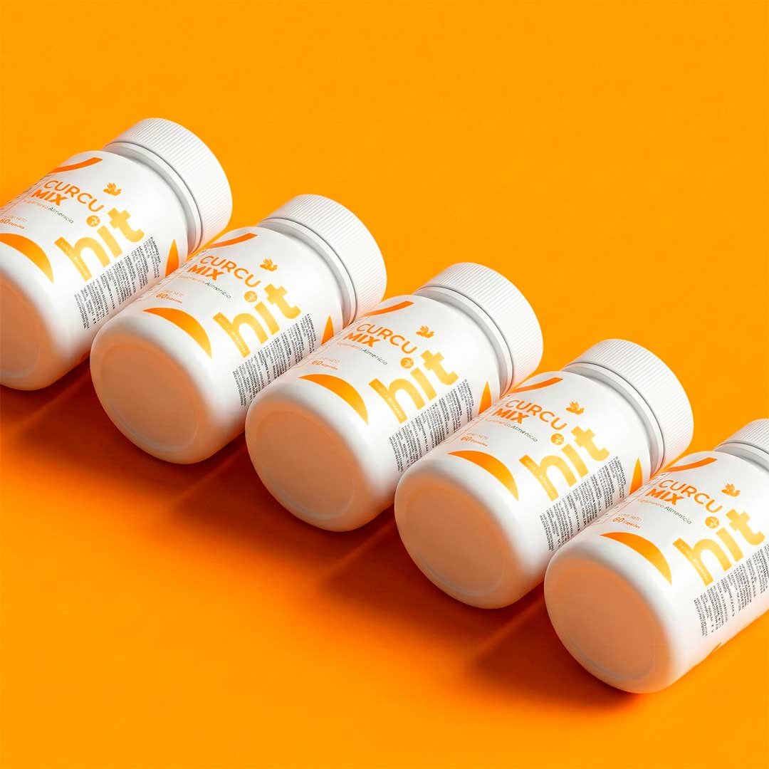 Curcumix® Cúrcuma con Magnesio en Cápsulas 60 pzs | Suplemento Alimenticio Natural | Fórmula para el Bienestar Diario | Uso Adulto 5 pzas
