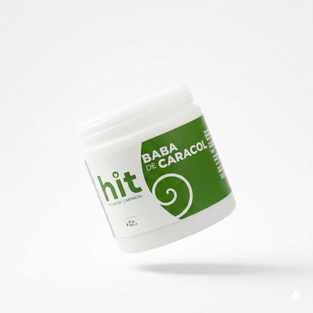 Crema de Baba de Caracol HIT® 60 g | Crema Facial Cosmética de Textura Ligera | Hidratación y Cuidado Nocturno de la Piel | Uso Diario