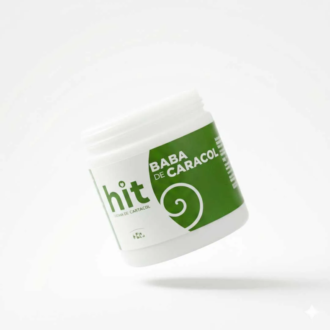 Crema de Baba de Caracol HIT® 60 g | Crema Facial Cosmética de Textura Ligera | Hidratación y Cuidado Nocturno de la Piel | Uso Diario