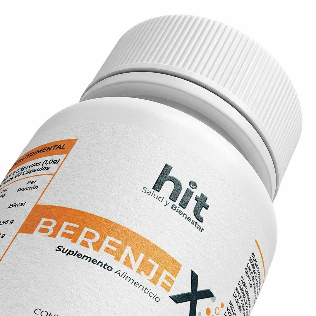 HIT® Berenjex® Berenjena con Nuez en Cápsulas 60 pzs | Suplemento Alimenticio de Origen Natural | Bienestar Diario | Uso Adulto - Image 2