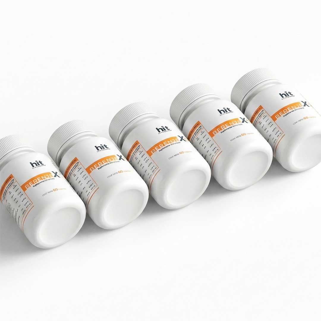 HIT Berenjex – Suplemento Alimenticio de Berenjena | Apoyo al Control de Peso y Metabolismo | 60 Cápsulas por Caja | Pack de 5 Piezas