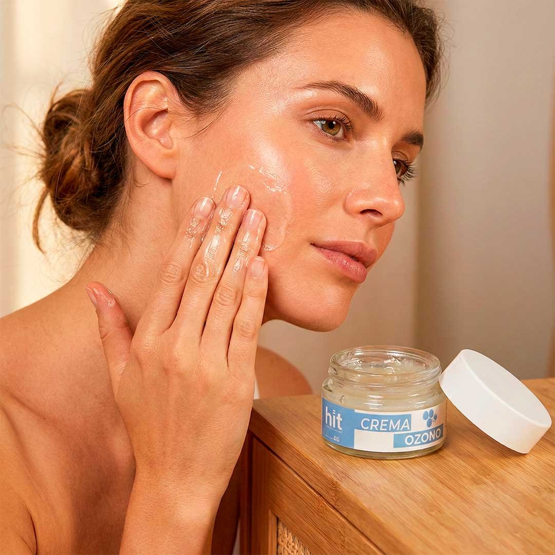 Crema de Ozono HIT® 30 ml | Crema Cosmética con Aceite de Olivo Extra Virgen Ozonizado | Cuidado y Confort para la Piel | Uso Tópico 3 pzs - Image 3