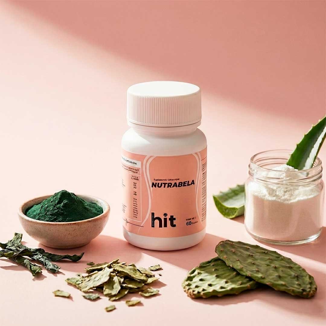 HIT® Nutrabela® en Cápsulas 60 pzs | Suplemento Alimenticio con Nopal, Inulina de Agave y Alga Spirulina | Fórmula de Origen Natural | Uso Adulto - Image 3